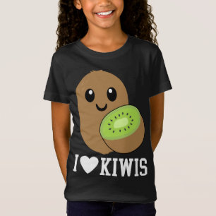 I Love Kiwi Schattige Kiwi kostuum Kiwi Outfit Kiw T-shirt
