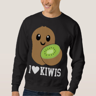 I Love Kiwi Schattige Kiwi kostuum Kiwi Outfit Kiw Trui