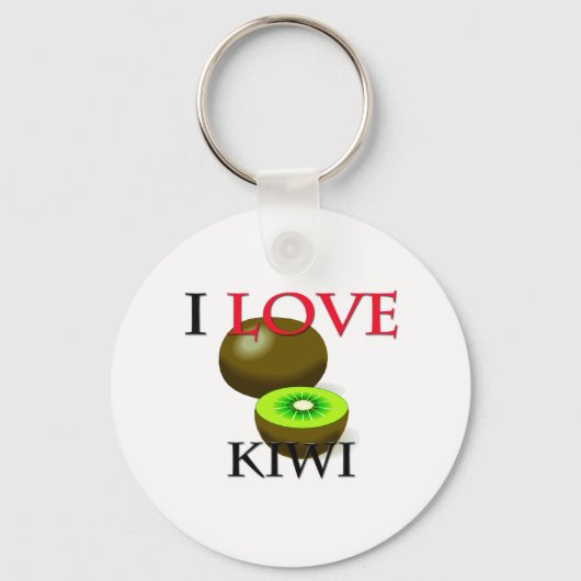 I Love Kiwi Sleutelhanger (Voorkant)