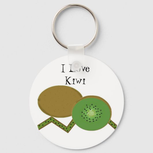 I Love Kiwi Sleutelhanger (Voorkant)