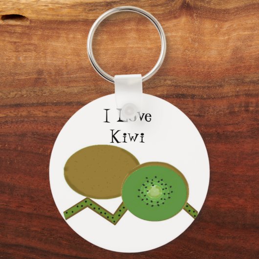 I Love Kiwi Sleutelhanger (Voorkant)