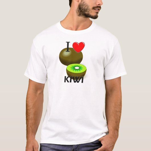 I Love Kiwi T-shirt (Voorkant)