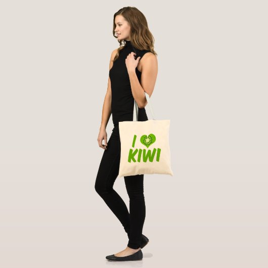 I Love Kiwi Tote Bag (Voorkant (model))