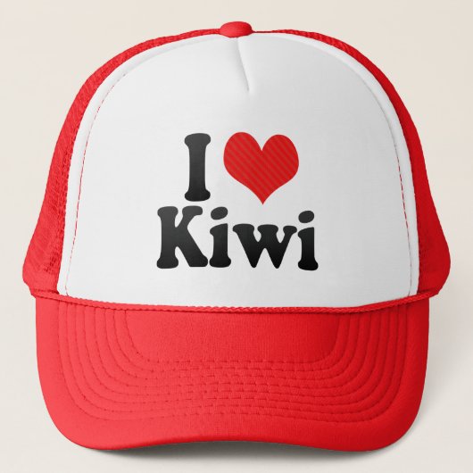 I Love Kiwi Trucker Pet (Voorkant)