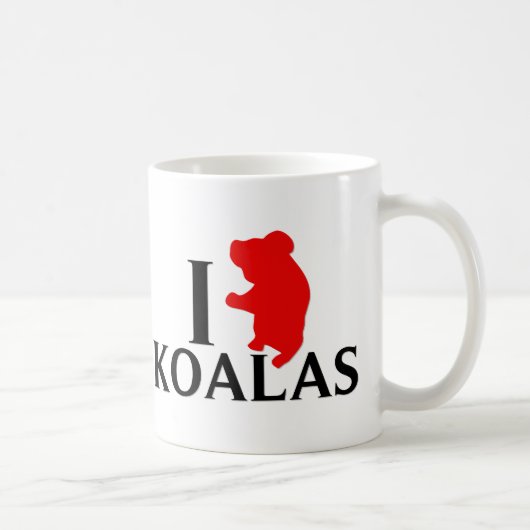 I Love Koalas Koffiemok (Rechts)