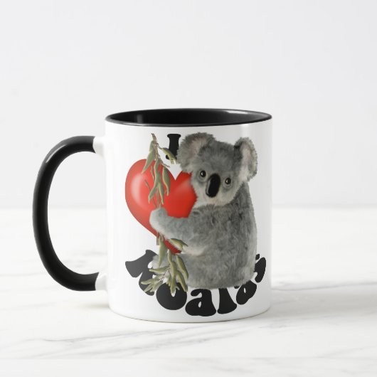 I Love Koalas Mok (Links)
