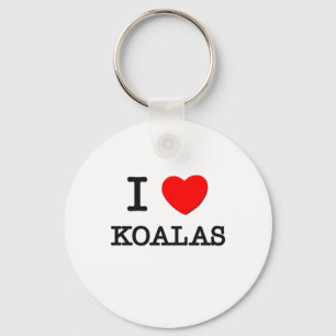 I Love Koalas Sleutelhanger