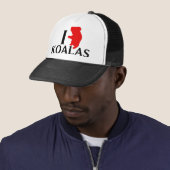 I Love Koalas Trucker Pet (In situ)