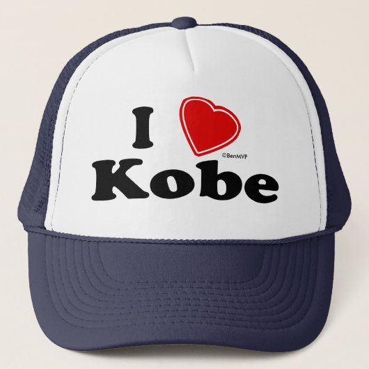 I Love Kobe Trucker Pet (Voorkant)