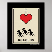 I Love Kobolds Poster (Voorkant)