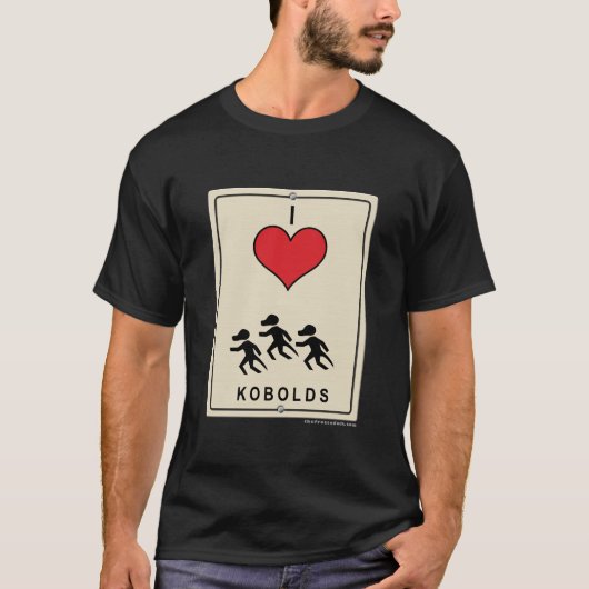 I Love Kobolds T-shirt (Voorkant)