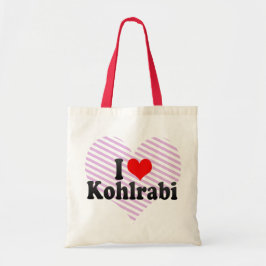 I Love Kohlrabi Tote Bag