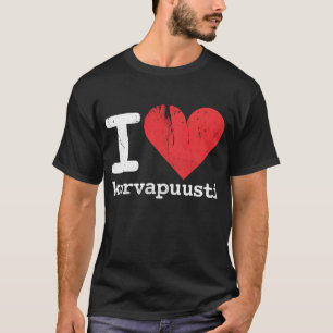 I Love Korvapuusti Dark T-shirt