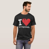I Love Korvapuusti Dark T-shirt (Voorkant volledig)