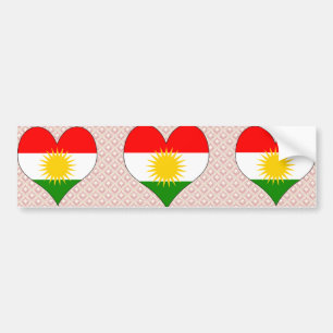I Love Kurdistan Bumpersticker