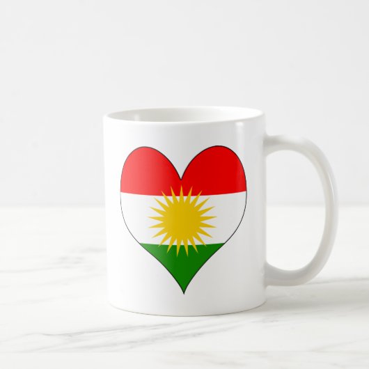 I Love Kurdistan Koffiemok (Rechts)