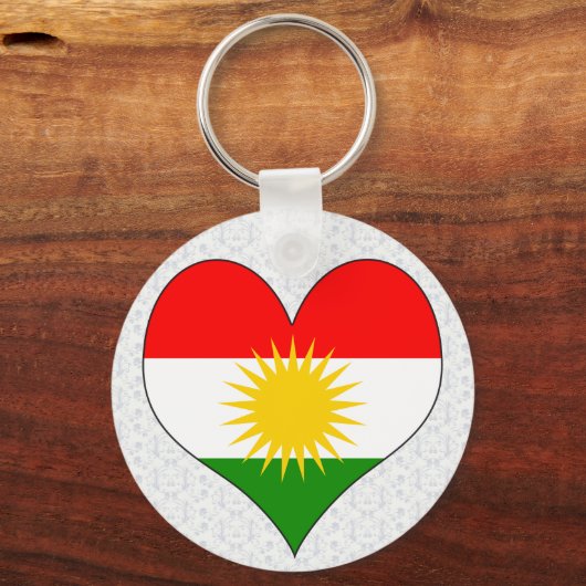 I Love Kurdistan Sleutelhanger (Voorkant)