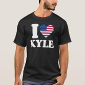 I love Kyle I heart Kyle T-shirt (Voorkant)