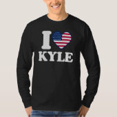 I love Kyle I heart Kyle T-shirt (Voorkant)