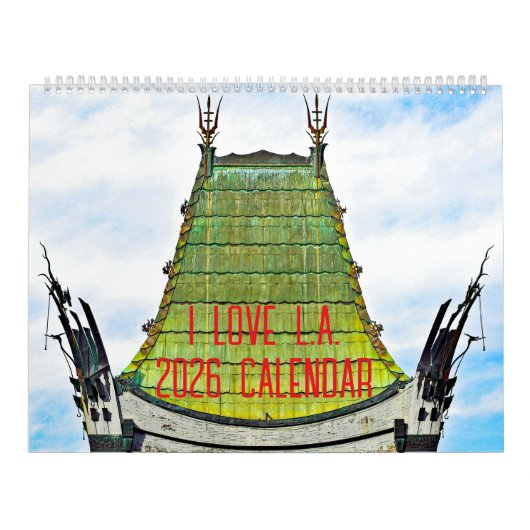 I LOVE L.A. 2026 Calendar Kalender (Hoes)