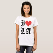 I Love LA / I Heart LA (Los Angeles) T-Shirt (Voorkant volledig)