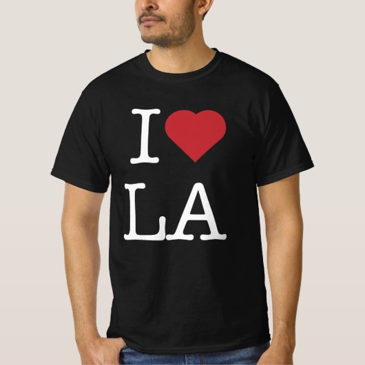 I love LA (Los Angeles) T-shirt (Voorkant)