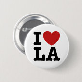 I Love LA Ronde Button 5,7 Cm (Voorkant /achterkant)