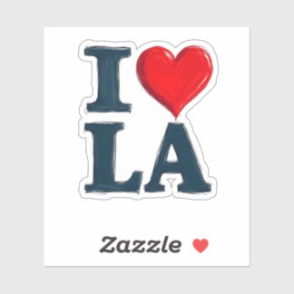 I love LA Sticker