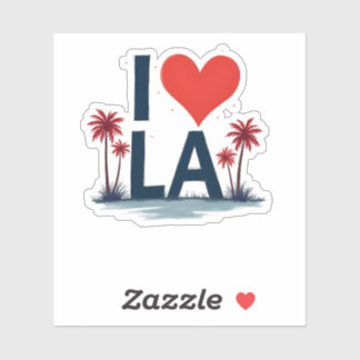 I love LA Sticker