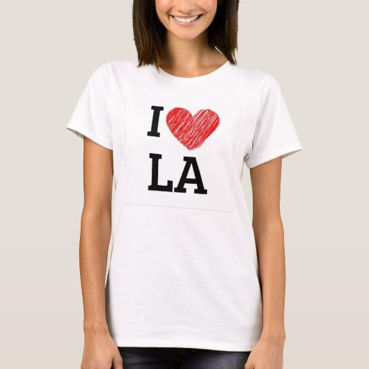 "I Love LA" T-shirt (Voorkant)