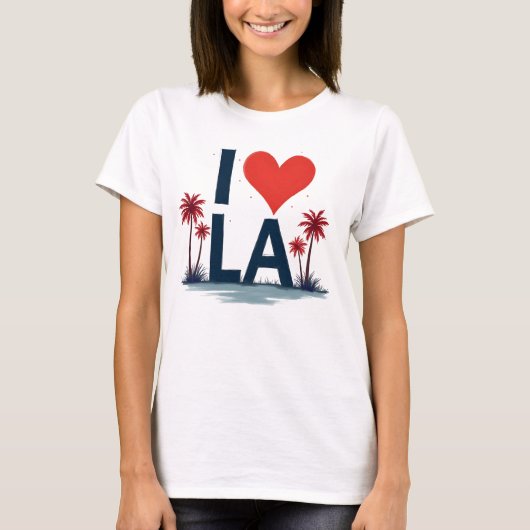I love LA T-shirt (Voorkant)
