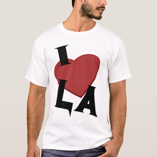 I Love LA T-shirt (Voorkant)