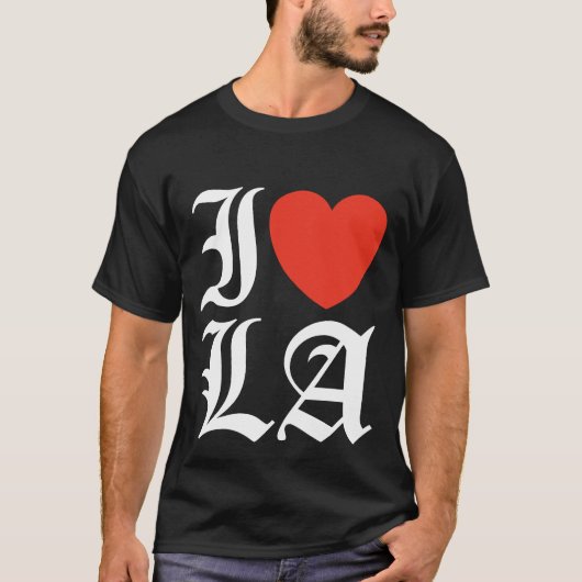 I Love LA T-shirt (Voorkant)