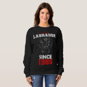 I love labrador since 1985 trui (Voorkant volledig)