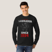 I love labrador since 1994 t-shirt (Voorkant volledig)