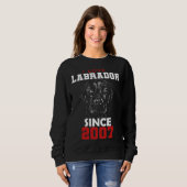 I love labrador since 2007 trui (Voorkant volledig)