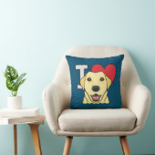 I Love Labradors Kussen (Stoel)