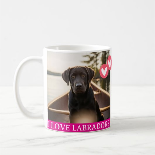 I Love Labradors Mug Koffiemok (Links)