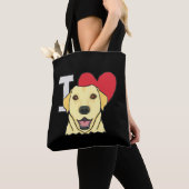I Love Labradors Tote Bag (Dichtbij)
