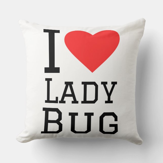 I love lady bug kussen (Voorkant)