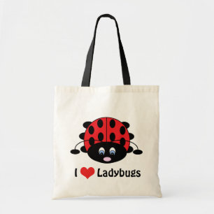 I Love Ladybugs Bag Tote Bag