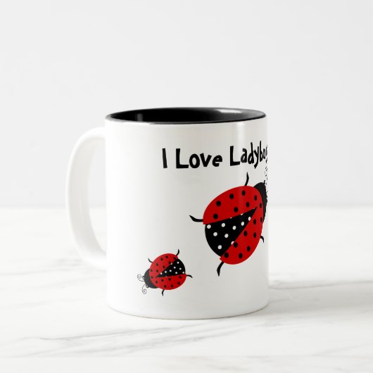 I Love Ladybugs Mok (Voorkant links)