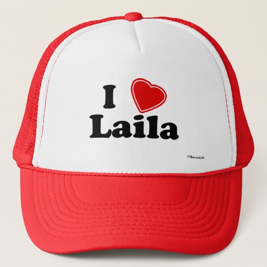 I Love Laila Trucker Pet (Voorkant)