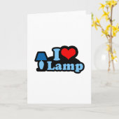I Love-lamp Kaart (Gele Bloem)