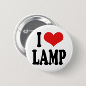 I Love Lamp Ronde Button 5,7 Cm (Voorkant /achterkant)