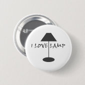I Love Lamp Ronde Button 5,7 Cm (Voorkant /achterkant)
