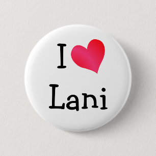 I Love Lani Ronde Button 5,7 Cm