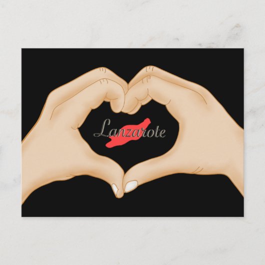 I love Lanzarote Postcard Briefkaart (Voorkant)