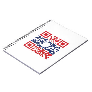 I Love Laos (Khoy Huk Lao) Flag QR Code   Lao Geek Notitieboek