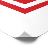 I Love Laos (Khoy Huk Lao) Flag QR Code | Lao Geek Poster (Hoek)